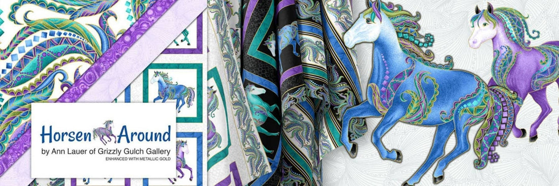 Horsen Around Girls Quilt Cushion Bag Ideas