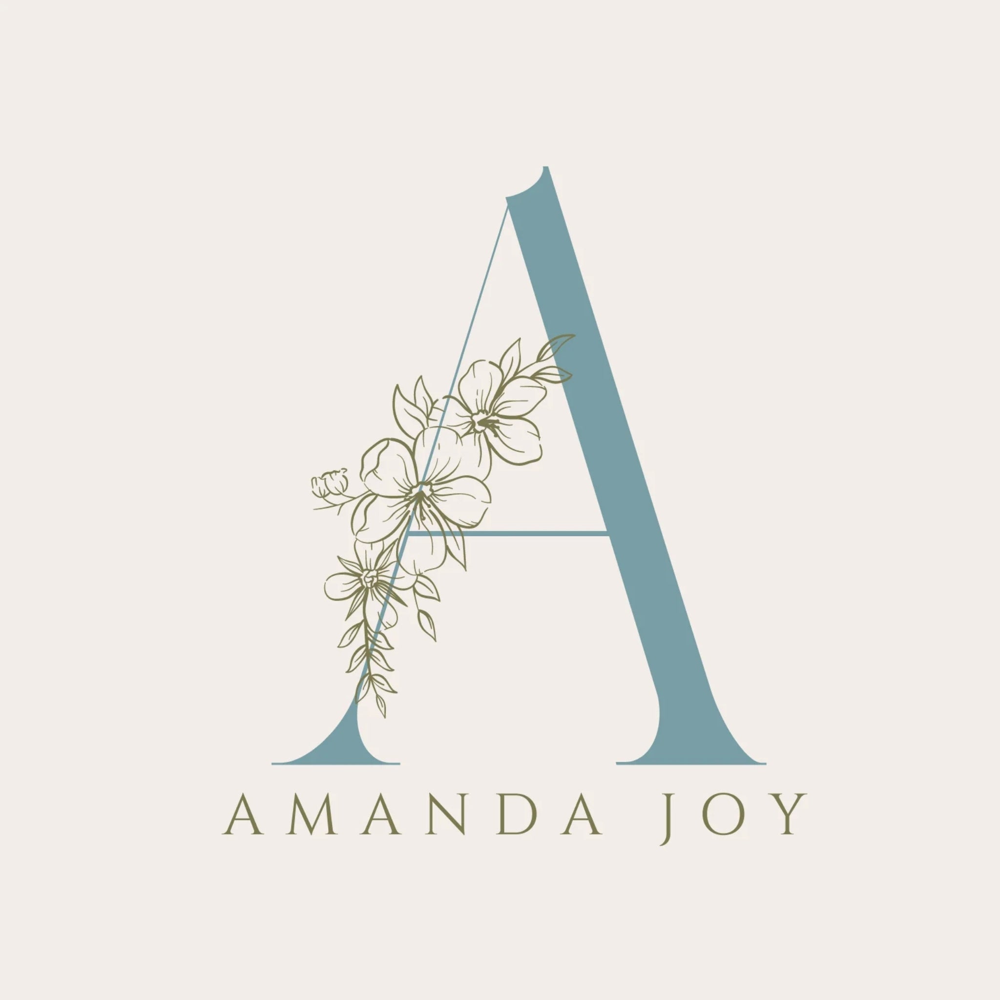 Amanda Joy Brandl Designs logo quilting cotton fabric collection