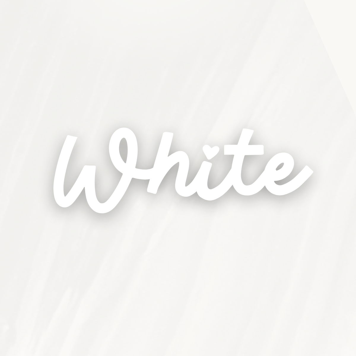 Colour Collection - White