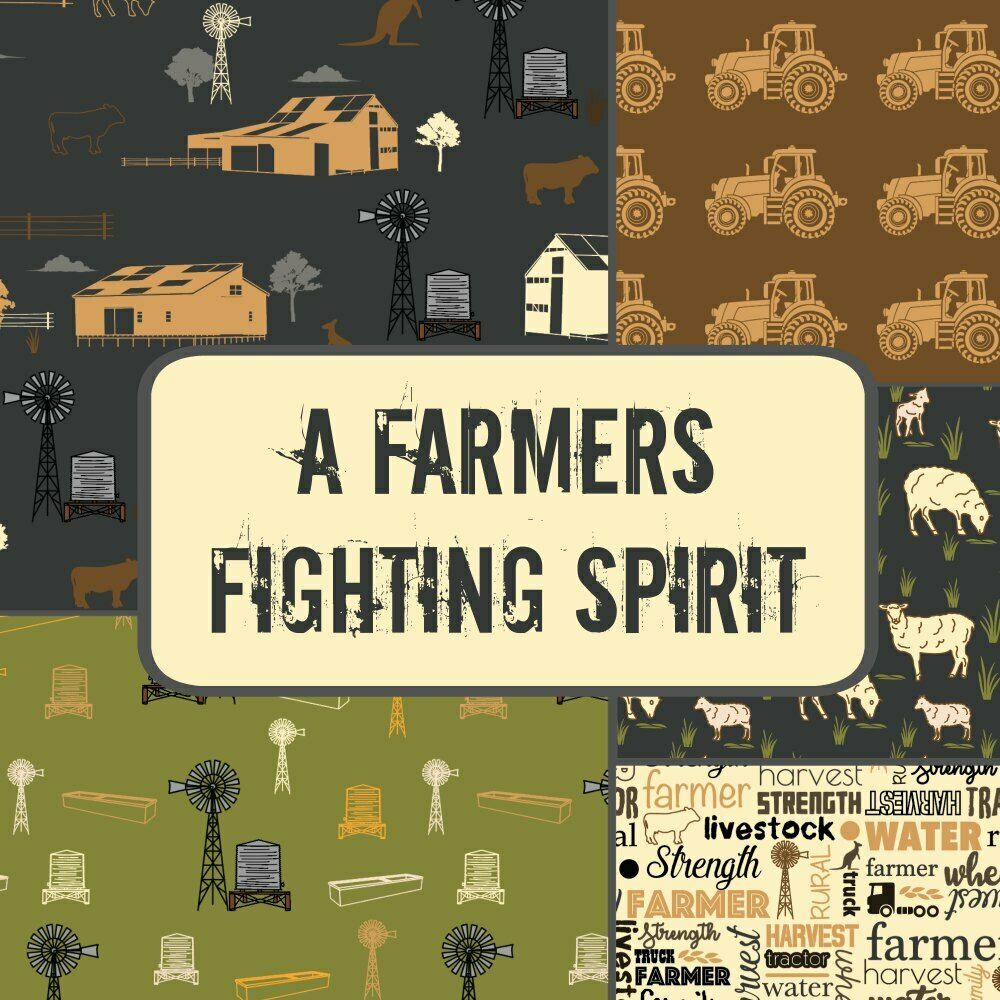 Farmers Fighting Spirit Farm by Brett Green for KK Designs