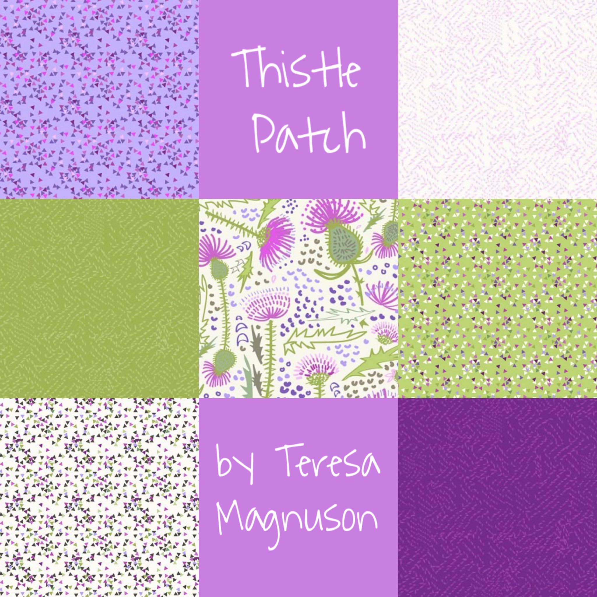 Thistle Patch By Teresa Magnuson for Clothworks
