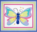Susybee: Flutter the Butterfly Panel - Three Wishes Patchwork Fabric