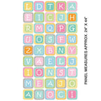 My Little Sunshine: Alphabet Blocks Panel