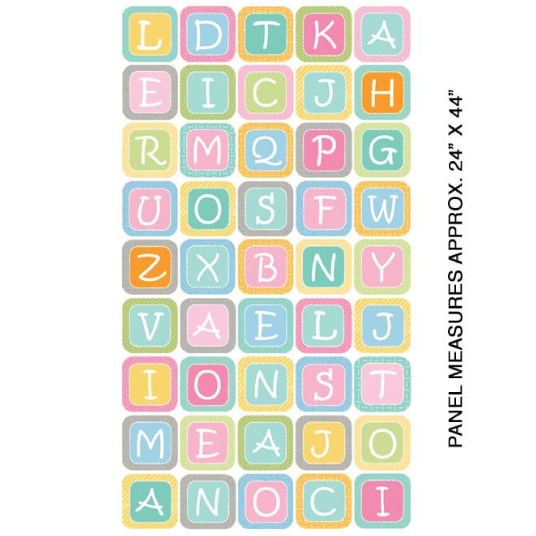 My Little Sunshine: Alphabet Blocks Panel