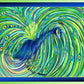 Artworks XI: Peacock Flourish Panel Digital Print (100% Cotton)