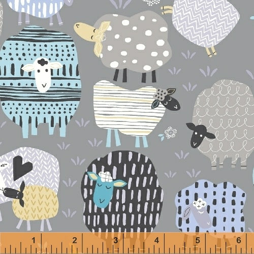 Bah Bah Baby: Sheep (Grey)