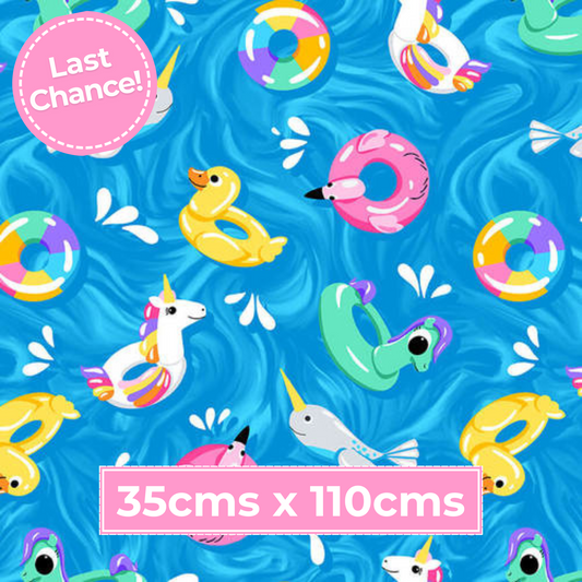 Pool Party: Floaties (35cms x 110cms)