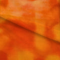 Watercolour orange rust amber blender fabric for quilts patchwork and sewing projects