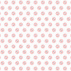 Pink scalloped doily floral sprig off-white low volume quilting fabric for quilts cushions garments and patchwork sewing projects