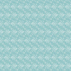 White floral stems leaves berries on aqua low volume blender quilting fabric for quilts borders garment sewing and patchwork projects