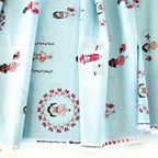 Abbie's Garden Main Aqua - Riley Blake - Three Wishes Patchwork Fabric