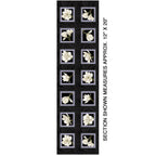 Accent on Magnolias Blooms Blocks Panel Cream - Jackie Robinson Benartex - Three Wishes Patchwork Fabric