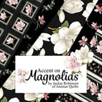 Accent on Magnolias quilting cotton collection Three Wishes Patchwork Fabric