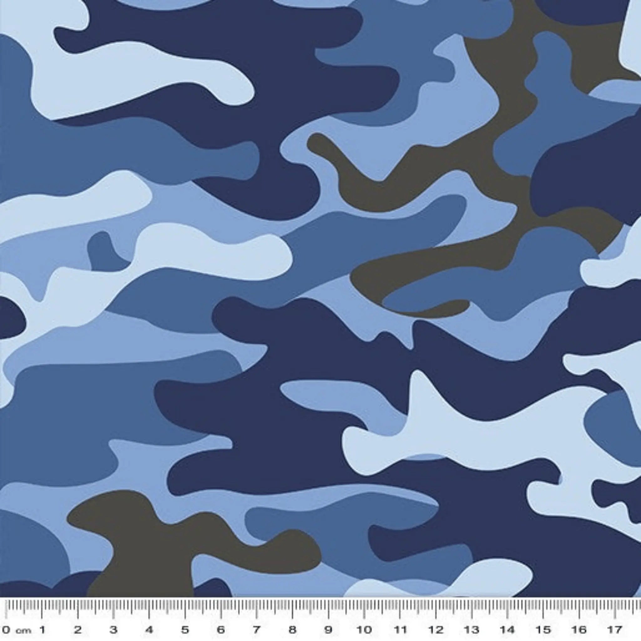 Air-Force Centenary Camouflage Blue - KK Fabrics - Three Wishes Patchwork Fabric