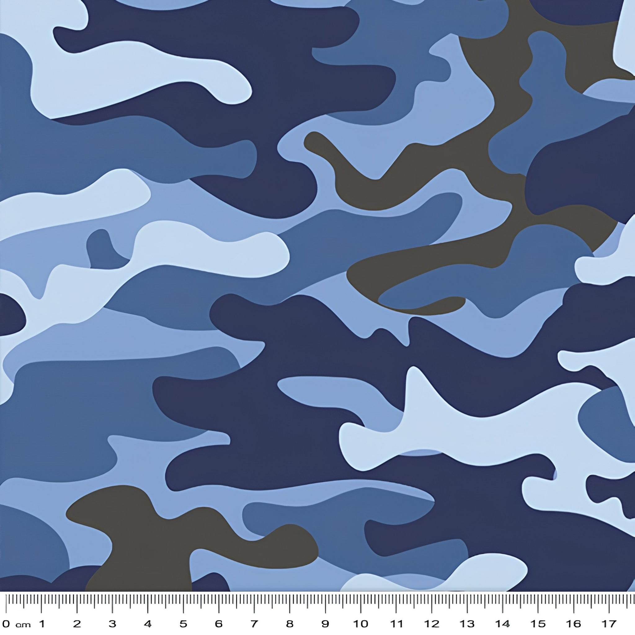Blue camouflage navy mid-blue olive fabric for boys quilts ANZAC military patchwork sewing projects