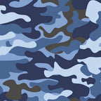 Blue camouflage navy mid-blue olive fabric for boys quilts ANZAC military patchwork sewing projects