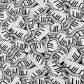 Wavy piano keys novelty black white fabric for music quilts music teacher gifts and musician sewing projects
