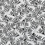 Wavy piano keys novelty black white fabric for music quilts music teacher gifts and musician sewing projects