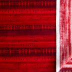 Screen printed vintage piano sheet music red novelty Kona cotton music fabric for music lovers quilts retro projects music teacher gifts and patchwork sewing