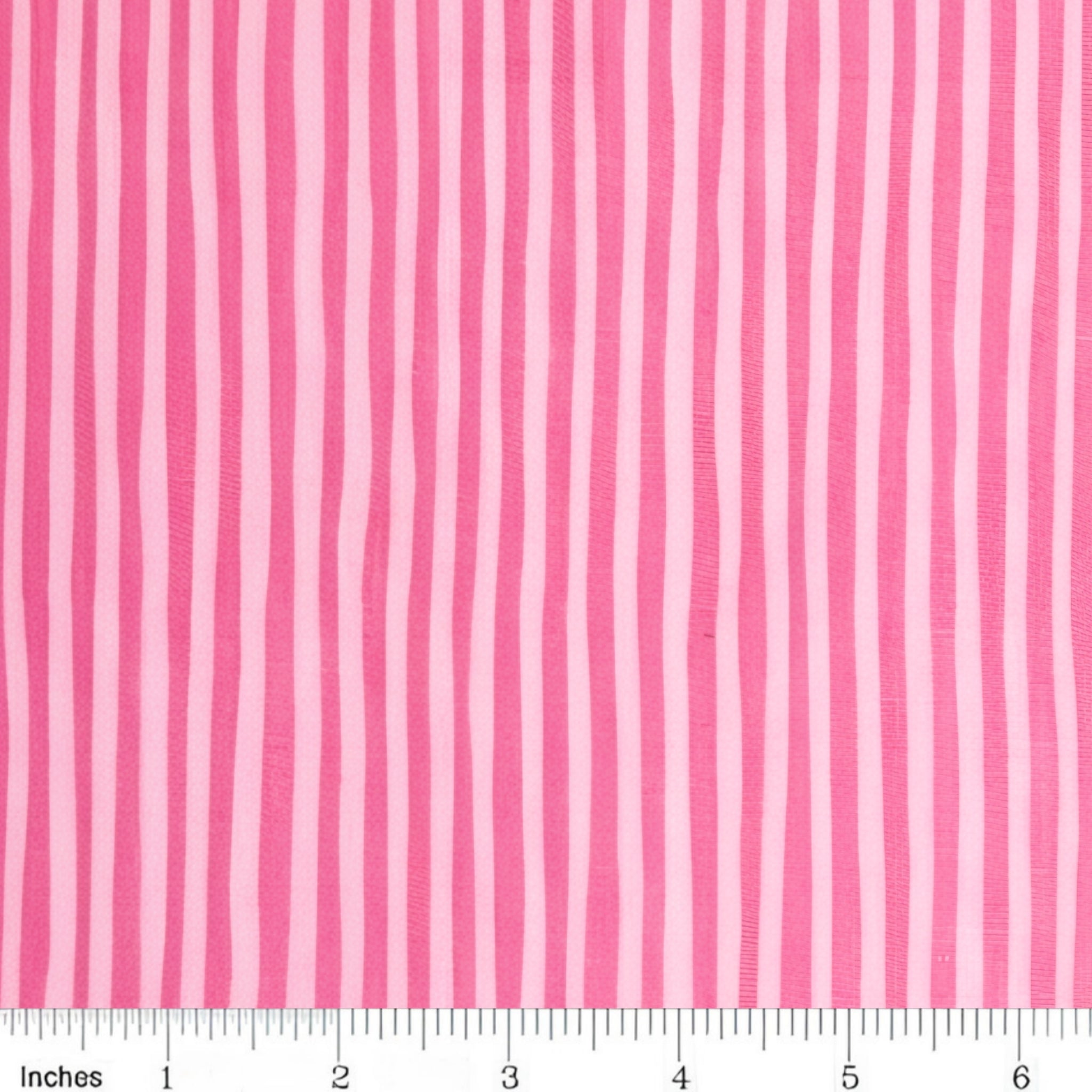 Hot pink and bubblegum pale pink stripe quilting cotton coordinate fabric for children's quilts girls and kids patchwork