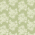 Cream rose bouquets silhouette sage green quilting cotton Anne of Green Gables licensed floral fabric for quilts cushion covers and vintage floral sewing projects