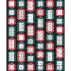 Aussie Christmas: Bush Lanterns (Dark) (Quilt Pattern ONLY) - Frances Lilly Designs - Three Wishes Patchwork Fabric