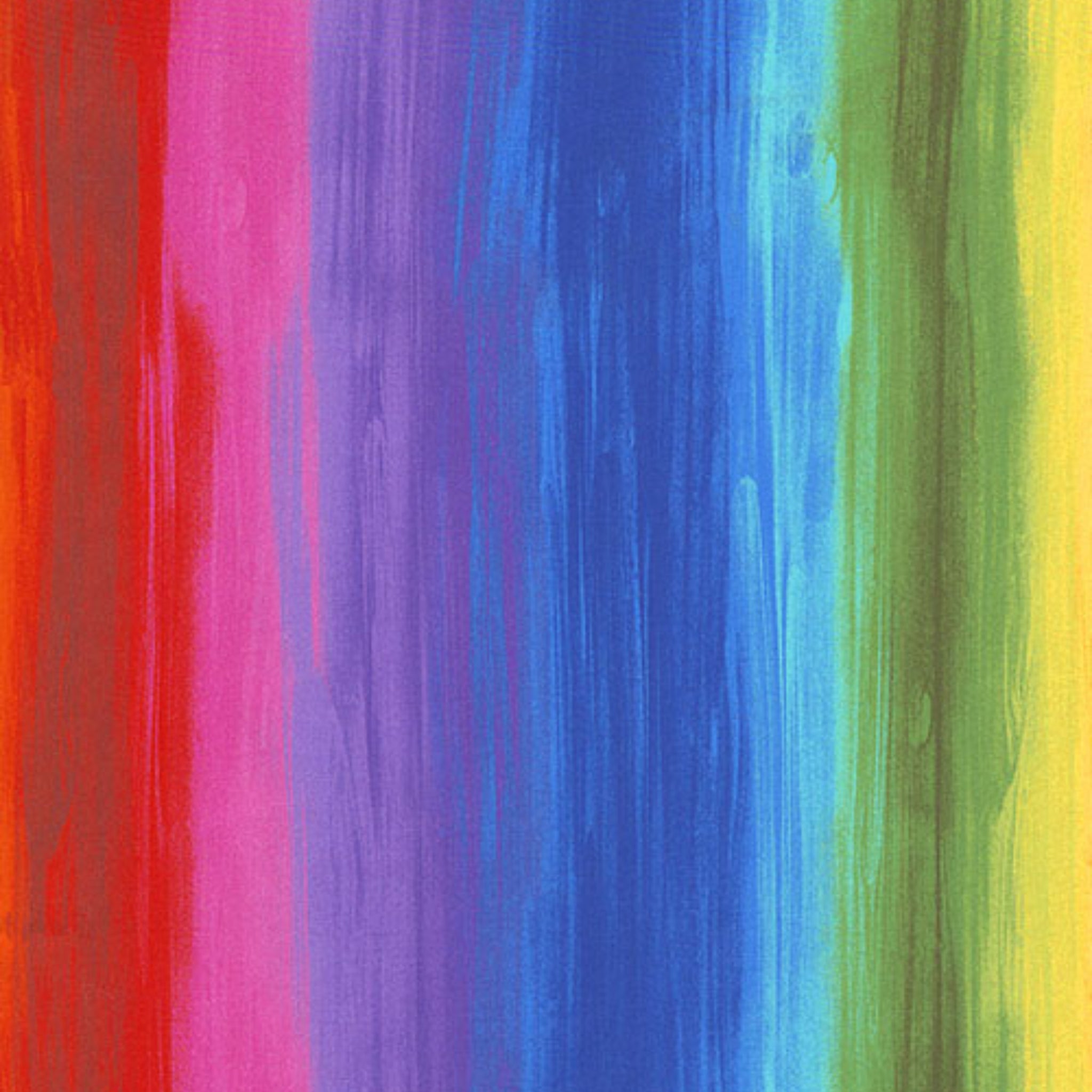 Rainbow ombré stripes digital print in vibrant multi colours for modern quilts and patchwork sewing projects