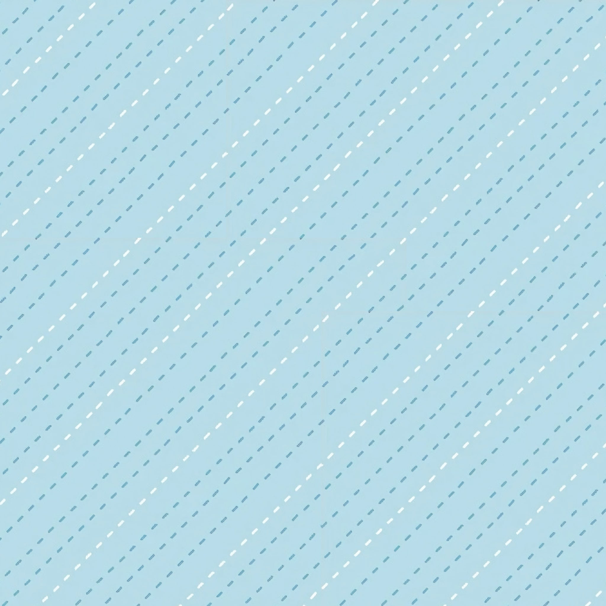 Diagonal dash stripe soft blue baby blender fabric for baby quilts nursery décor sashing and borders