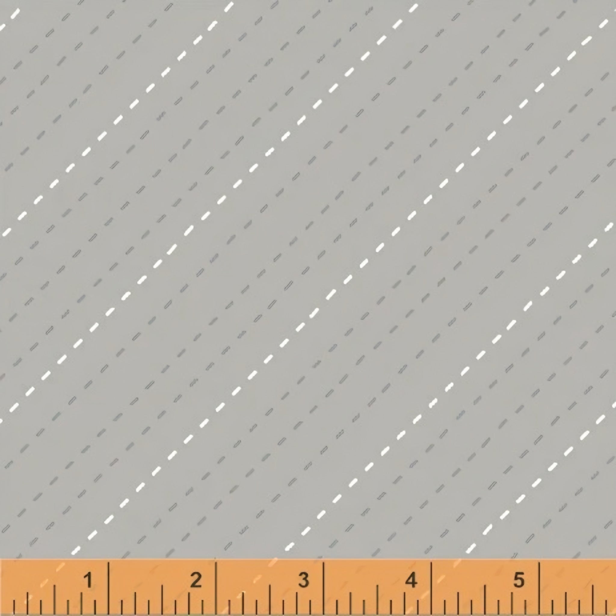 Diagonal dash stripe soft grey baby blender fabric for baby quilts nursery décor sashing and borders