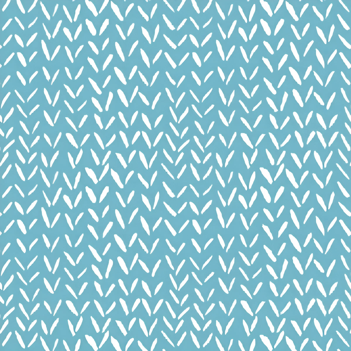 White herringbone V-stitch teal blue baby blender fabric for baby quilts nursery décor sashing and borders