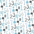 Bold numbers teal black grey lavender white fabric for children's quilts baby quilts and nursery décor