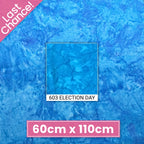 Vivid Bahama blue mottled batik blender fabric with sky blue and cobalt undertones for quilt backgrounds sashing and scrappy batik quilts