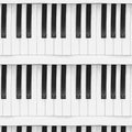 Piano keys vertical stripe novelty black white ivory fabric modern keyboard look for music quilts keyboard dust covers and musician gifts