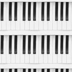 Piano keys vertical stripe novelty black white ivory fabric modern keyboard look for music quilts keyboard dust covers and musician gifts