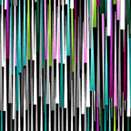 Modern rain bold multicolour stripe fabric in teal magenta lime grey black white for modern quilts
