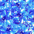 Dazzling gemstone crystal print cobalt blue aqua fabric for jewel-toned quilts statement bags and birthday gifts patchwork projects