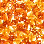 Dazzling gemstone crystal print amber orange gold fabric for jewel-toned quilts statement bags and birthday gifts patchwork projects