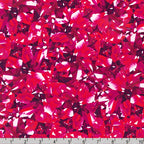 Dazzling gemstone crystal print garnet ruby red magenta fabric for jewel-toned quilts statement bags and birthday gifts patchwork projects