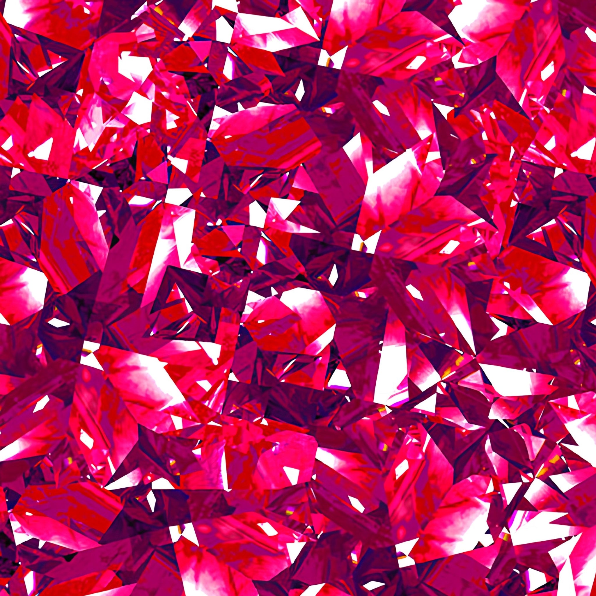 Dazzling gemstone crystal print garnet ruby red magenta fabric for tarot bags crystal pouches jewel-toned quilts and birthday gifts patchwork projects