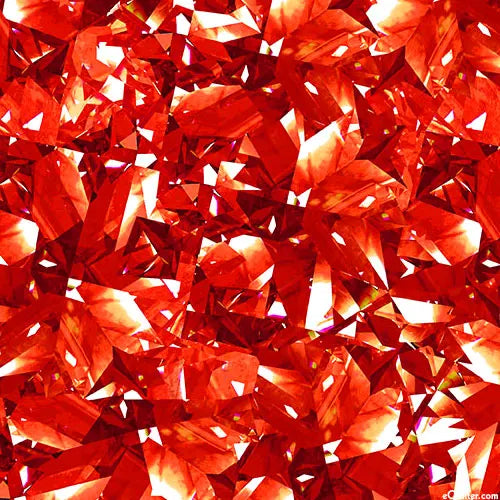Birthstone Jewels Ruby Red - Robert Kaufman - Three Wishes Patchwork Fabric