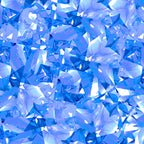 Dazzling gemstone crystal print sapphire deep blue fabric for jewel-toned quilts statement bags and birthday gifts patchwork projects