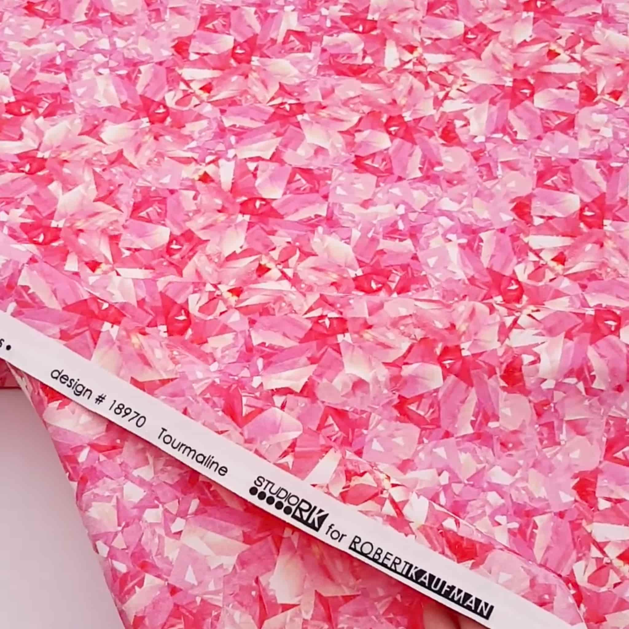 Tourmaline pink birthstone jewel gemstone fabric pattern