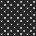 White cross geo blender black quilting cotton fabric for black white quilts sashing borders and patchwork projects