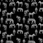 Zebra allover print black white quilting cotton fabric for animal quilts boys bedroom projects and wildlife gifts