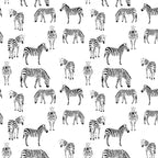 Zebra allover print black white quilting cotton fabric for animal quilts boys bedroom projects and black white quilts