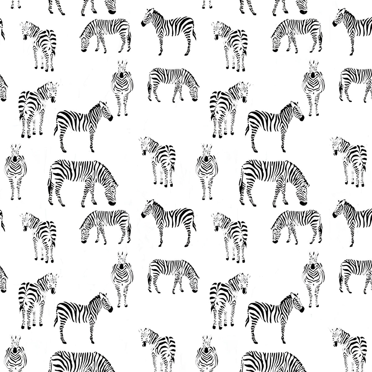 Zebra allover print black white quilting cotton fabric for animal quilts boys bedroom projects and black white quilts
