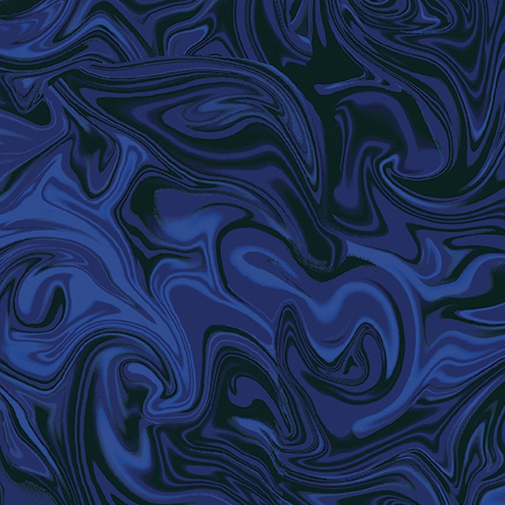 Swirling marbled navy cobalt blue blender fabric for ocean nautical celestial quilts backgrounds sashing and patchwork projects