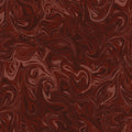 Marbled swirls in brown and rust fabric for modern quilts and patchwork sewing projects