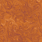 Swirling marbled burnt orange rust blender fabric for autumn desert quilts backgrounds sashing and patchwork projects