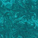 Swirling marbled teal turquoise blender fabric for ocean beach quilts backgrounds sashing and patchwork projects